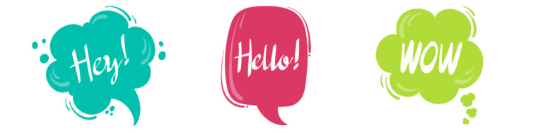 Hey! Hello! Wow
